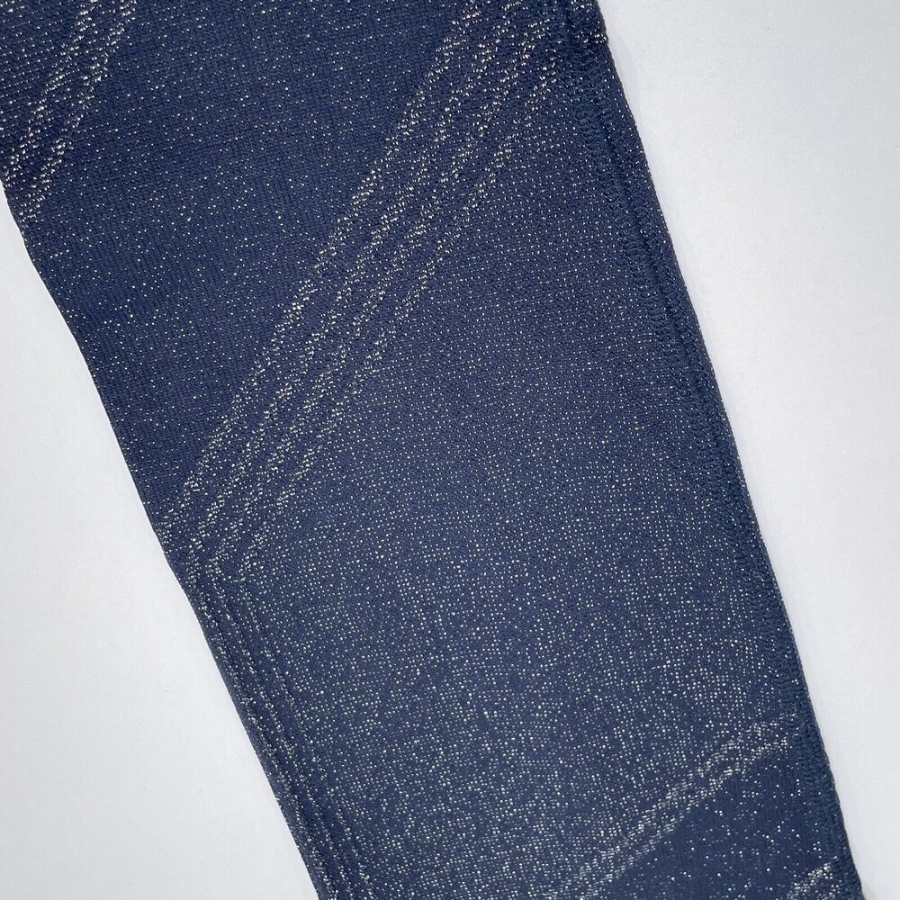 Athleta Twilight 2.0 Tight XS Navy‎ Blue Metallic High Rise Lifestyle Athleisure - Picture 4 of 8